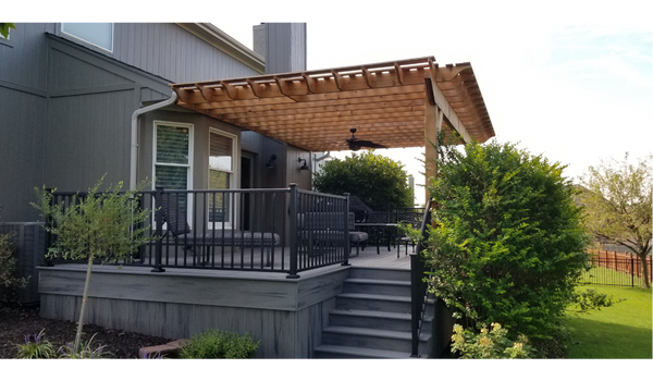 Pergola with Attached Fan - Shawnee, KS